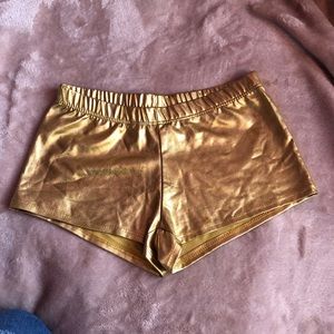 Gold shorts